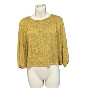 The Outfit size XS mustard  Yellow Women's Blouse slightly cropped